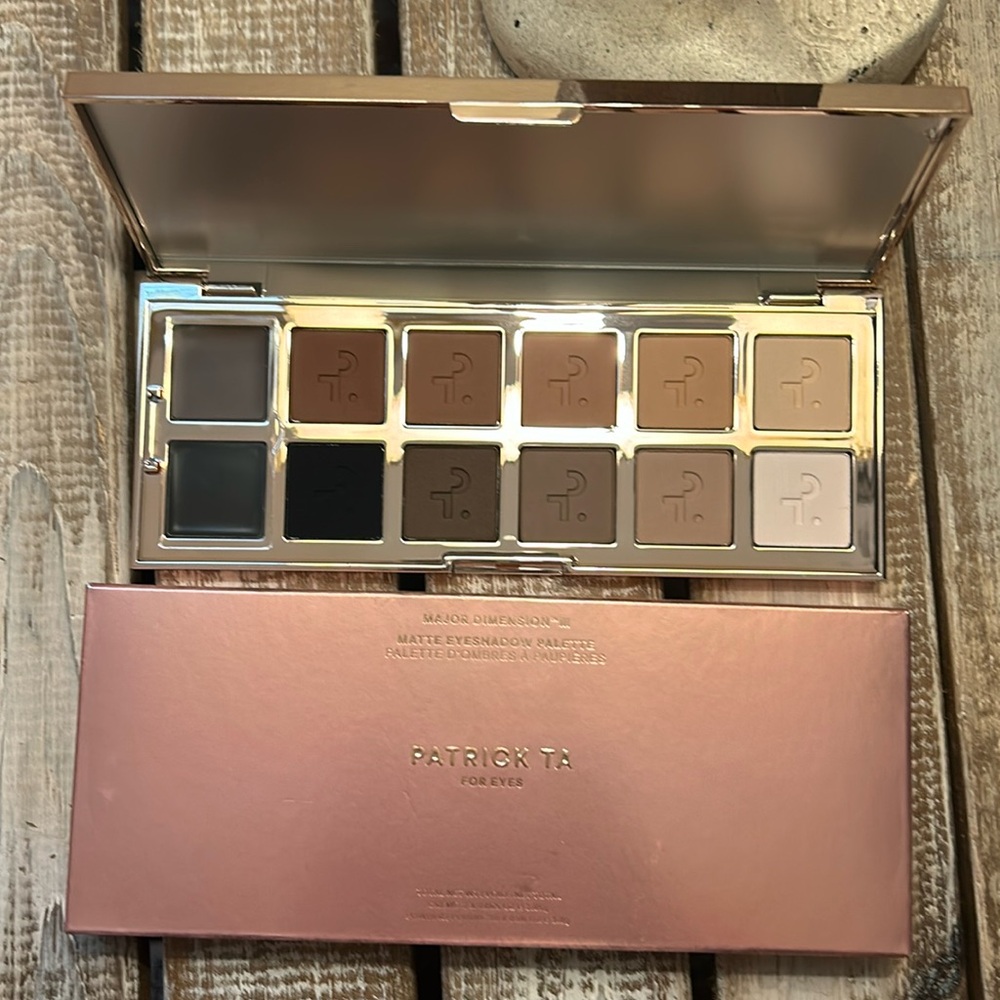 NWT Patrick Ta Major Dimensions III Matte Eyeshadow Palette